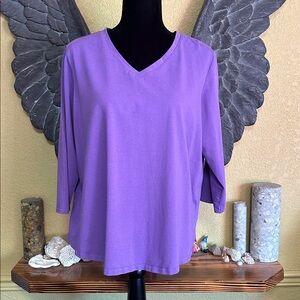 Weatherproof V-Neck Top